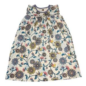Tea Floral Sleeveless Dress